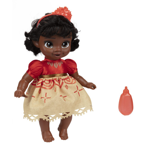 Disney Boneca Princesa Moana da Disney com mamadeira e prendedor de cabelo 2