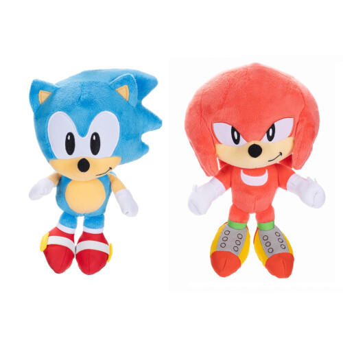 Sonic The Hedgehog Sonic The Hedgehog 9"""" pluchen 2-pack Sonic & Knuckles verzamelknuffel