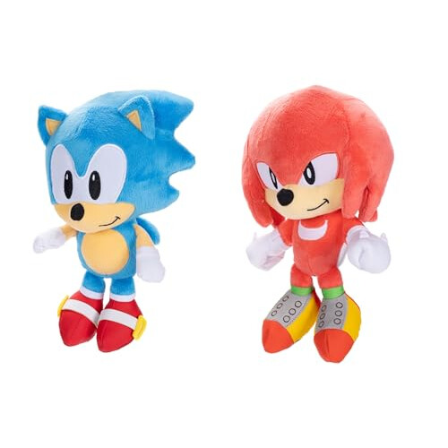 Sonic The Hedgehog Sonic The Hedgehog 9"""" pluchen 2-pack Sonic & Knuckles verzamelknuffel 1