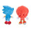Sonic The Hedgehog Sonic The Hedgehog 9"""" pluchen 2-pack Sonic & Knuckles verzamelknuffel 3