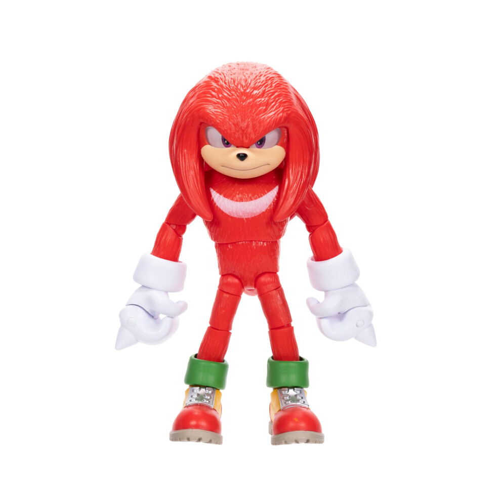 New Sonic The Hedgehog Boys Sonic 3 Movie Action Figures 5-Inch Knuckles Collector Toy Figure Highly Articulated For Girls - Officially Licensed 3 M 424034