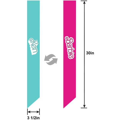 amscan Malibu Barbie Deluxe Sash 30"""" 1 count 2