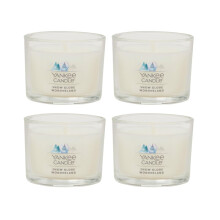 Yankee Candle Signature Votive Mini Kaars, Snow Globe Wonderland Geur, Natuurlijke Sojawas, 1.3 OZ Glas
