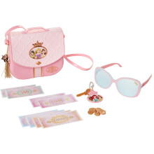 Disney Princess Style Collection World Traveller Geldbrsen-Set, Tasche mit Riemen, Sonnenbrille, Schlssel mit Anhnger, 5 Mnzen und 8 Papierschein