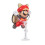 Nintendo Nintendo - Super Mario Bros - 2,5 """" Artikulerad figur - Mario Squirrel Flying Figures 2