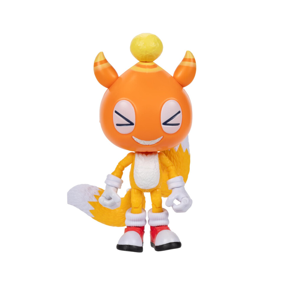 Lms 5 Pouces Chao Mascot Tails Collector Figure Trs Articule Pour Les Filles De Garons - Officiellement Licenci 3 Produits Cinmatographiques-image