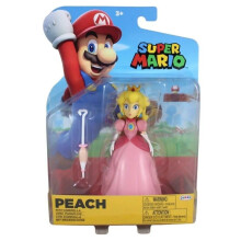 Super Mario 4palcov akcn figurka (princezna Peach s detnkem)