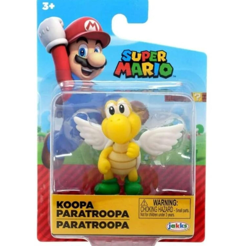 New Super Mario 2.5 Inch Mini Action Figure - Packaging May Vary (Koopa Paratroopa) 0192995773103