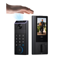 eufy FamiLock S3 Max  Palm Vein Recognition Wi-Fi Smart Lock  3-in-1 Keyless Entry  Security Electronic Deadbolt for Front Door  ANSI/BHMA Grade