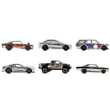 Hot Wheels Zamac Multipacks of 6 Toy Cars 1:64 Scale Authentic Decos Popular Castings Rolling Wheels Gift for Kids 3 Years Old & Up & Collec