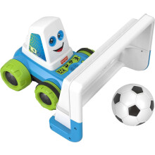 Fisher-Price Preschool Toy Goaldozer Elektroniczna gra w pilke nozna z swiatlami netto dzwieki i motoryzowany ruch dla sportw dla dzieci w wieku