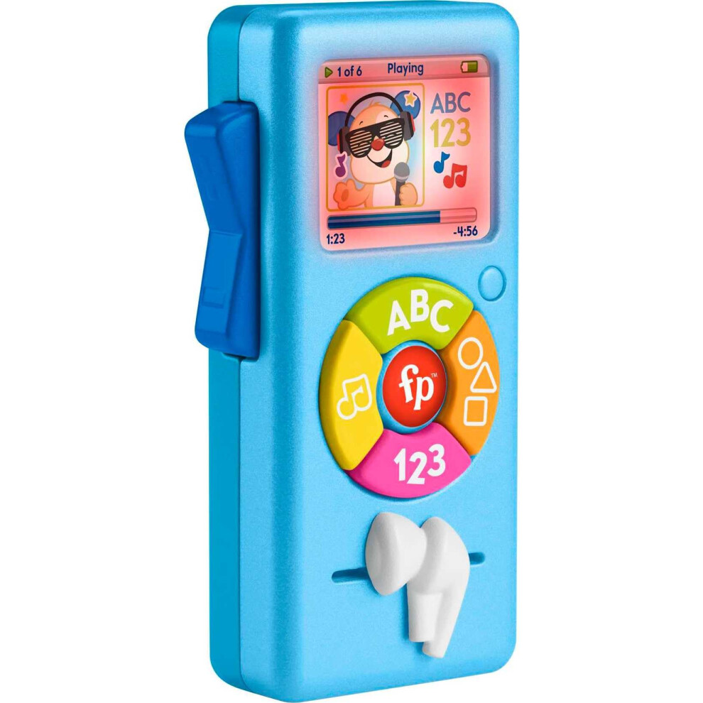 Rning Toy Laugh & Learn Puppys Player De Musique Avec Des Lumires Et Des Activits Moteur Fines Pour Les Nourrissons Gs De 6 Mois Et Plus Bleu-image