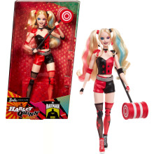 Barbie Signature Harley Quinn Collector Doll with Posable Body Body Iconic tenue and Mallet Accessory DC Batman 85th Anniversary Collectible