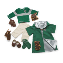 American Girl Harry Potter Bambo da 18 pollici Serpeverde Quidditch uniforme Outfit con abito con Casa Crest per anni 6+