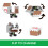 Minecraft Figura de ao Minecraft Mattel Flippin Figs com Fidget Play 2 em 1 Transformao de personagem de panda e bolo em escala de 3,75 polegadas 3