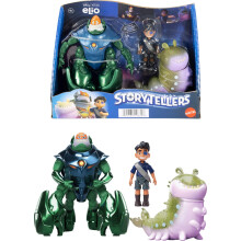 Elio Storytellers 4-In Scale 3-Pack: Elio, Ambassador Grigon & Glordon Action Figures (HTR69)