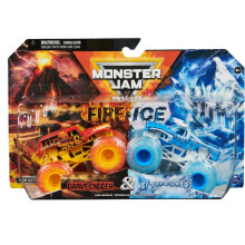 Monster Jam Fire & Ice Grave Digger vs El Toro Loco