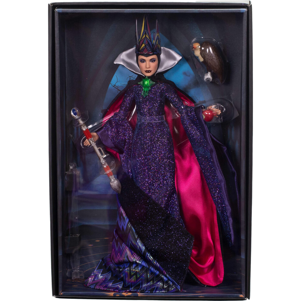 Mattel Disney Collector Evil Queen Collectible Fashion Doll In Signature Clothing Inspired By Disney Snow Movie Gifts For Kids & Collector White
