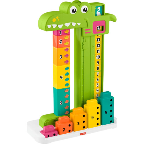 Fisher-Price Alligator Stacking Toy, Numbers & Math Learning, 38 cm