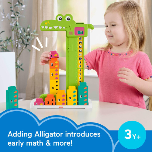 Fisher-Price Alligator Stacking Toy, Numbers & Math Learning, 38 cm 2