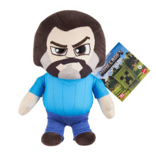 Personaggi di peluche di base Minecraft da 8 pollici da 8 pollici bambole soft ispirate al videogioco Steve Jack Black