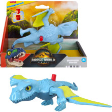 Fisher-Price Imaginext Jurassic World Dinosaur Action Figure with Kid-Activated Wing Motion Approx 7.5-inch Dimorphodon Dino Toy