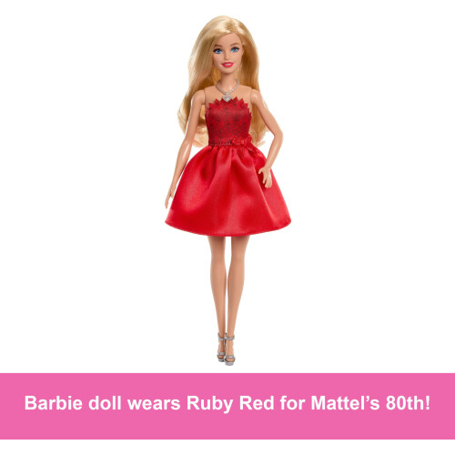 Barbie Barbie Mattel 80th Anniversary Ruby-Red Celebration Blond Mash 1