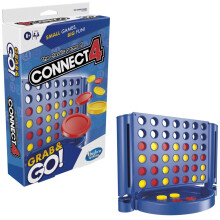 Connect 4 Portable Game for Ages 6 and Up Grab and Go 2 Players Compact Travel Size