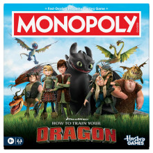 Monopoly DreamWorks How to Train Your Dragon Edition Brettspiel | Ab 8 Jahren | 2 bis 4 Spieler | 45 Min. | Lustige Familienspiele fr Kinder, Teenag