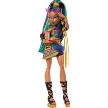 Monster High Nefera de Nile Doll Royal Mummy en vestido con escarabajo de mascotas