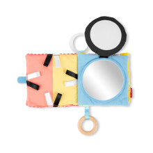 berspringen Sie die 6-seitige Montessori-inspirierte Soft-Baby-Aktivittsbuch fr sensorische Erkundungen mit mehreren Texturen und Crinkle & Sq