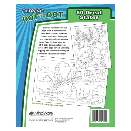 Mindware Extreme Dot to Dot: 50 grands tats - 8 ans et plus 2