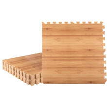 Placi de podea din spuma EVA 12 pachete - covora?e de puzzle de 48 mp pentru podea - placi de spuma interblocate pentru camera familiei sau pardo