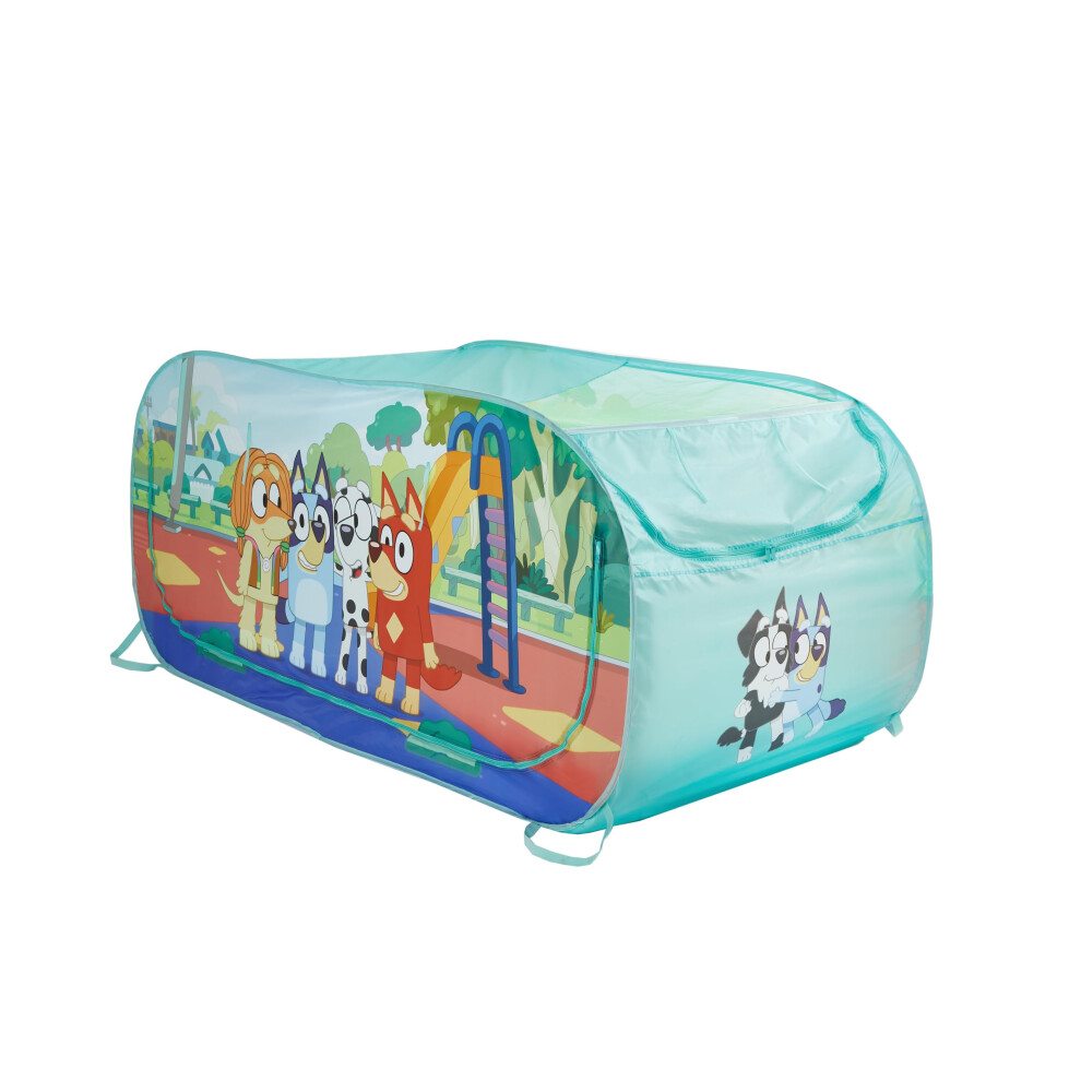 Bluey 2 in 1 Kids Pop Up Play Tent and Twin Bed Tent for Pretend and Imaginative Play-image-OPC-PHRDPGZ-NEW