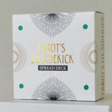 Deck Sproad Deck de Getta Girl Tarot's Lil Sidekick: 82 Tarjetas de preguntas y categoras doradas diseadas para mayor claridad e impacto para l
