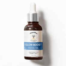 Doppeltree Gezichtsolie voor Stralende Huid en Gua Sha Massage, Anti-Aging met Rozenbottelolie