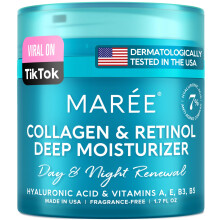 MAREE Gezichtsbevochtiger Retinol Cr?e voor Gezicht - Anti-aging gezichtscr?e - Moisturizer Gezichtscr?e met collageen - Gezichtsbevochtiger Rimpelcr