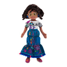 Disney Store Mirabel plyschdocka - mjuk plysch med broderade funktioner och glasgon kjol med broderade detaljering av prinsessor leksaker encant