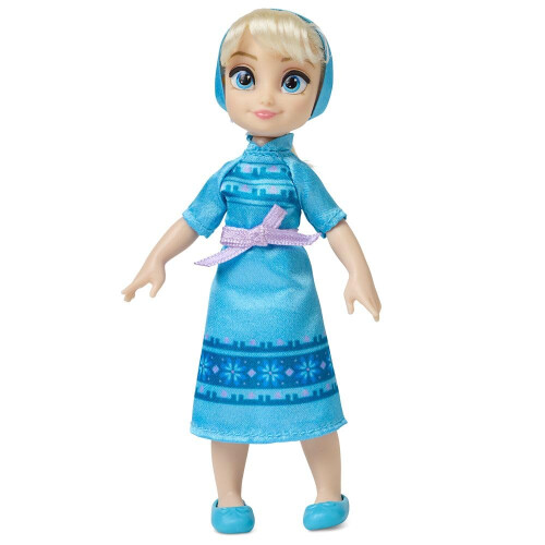 Disney Disney Store Oficial Princesa Elsa Era Uma Vez uma Histria Mini Boneca Playset Frozen 5 Polegadas Bonecas de Princesa Brinquedos para Meninas Br 1