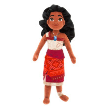 Disney Store Official Moana 2 Doll med detaljerad plyschskulptur med broderade funktioner och tapa -tryckklnning - Disney plysch med metalliskt