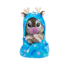 Disney Store Official Babies Collection: Sven Plush in Swaddle med detaljerade plyschfunktioner - Officiell mjuk leksak - fyllda djur fr spdbar