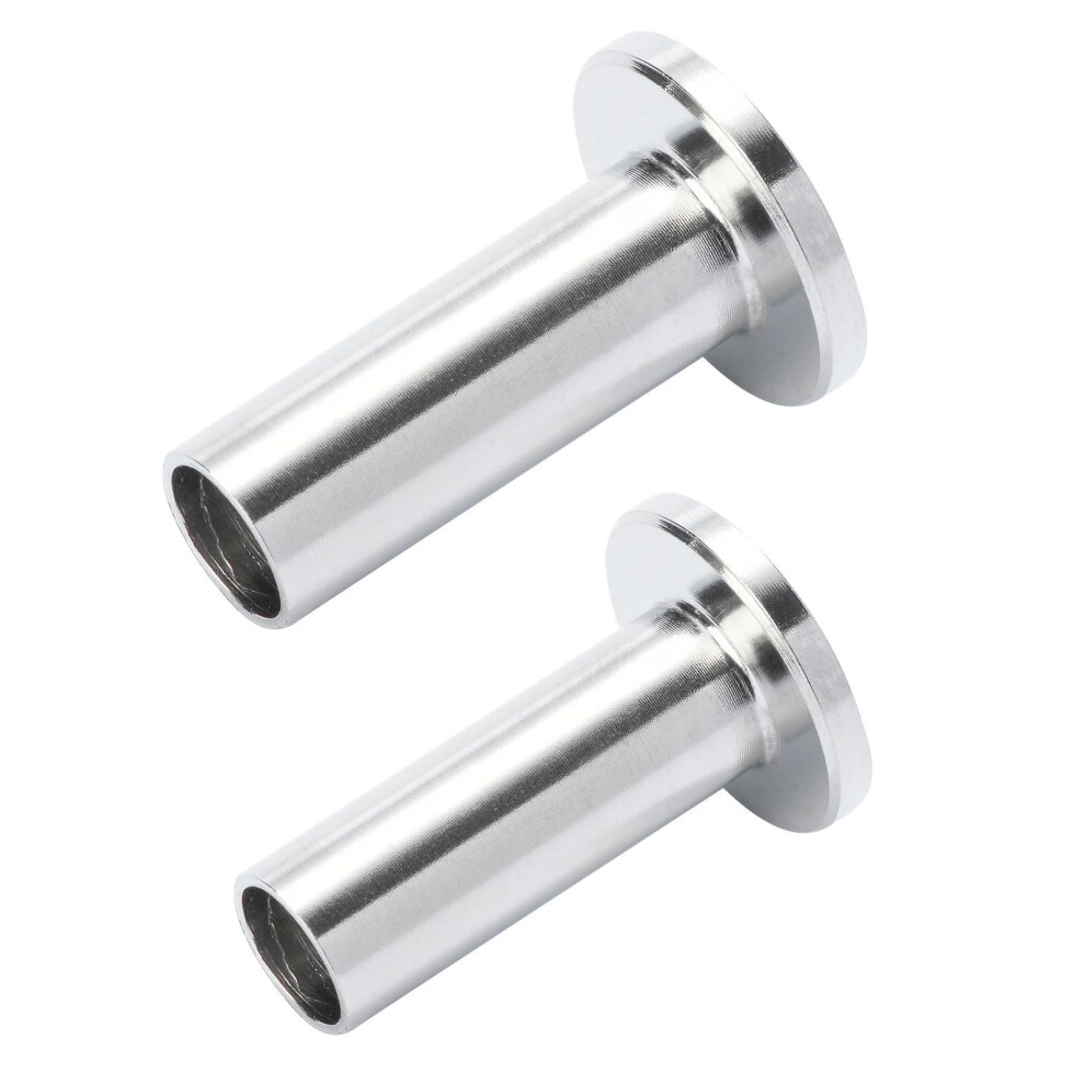 VEVOR 121 Pack T316 Stainless Steel Protector Sleeves for 5/32"""" 3/16"""" Wire Rope Cable Railing  DIY Balustrade T316 Marine Grade  Come with A Fr