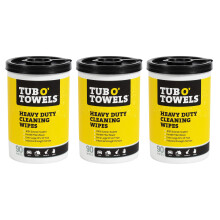 Tub O Towels TW90 Heavy-Duty 10"""" x 12"""" kokoiset usean pinnan puhdistuspyyhkeet 90 kpl per kanisteri 3 pakkaus