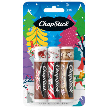ChapStick Holiday Hot Chocolate Candy Cane und Sugar Cookie Lippenbalsam, 0,15 Unzen, 3er-Pack
