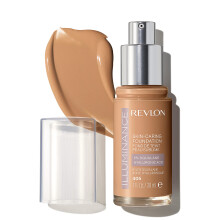 Revlon Illuminance Skin Caring Liquid Foundation Hyaluronsure Feuchtigkeit und nahrhafte Formel mit mittlerer Abdeckung 405 Hasel (Packung von 1
