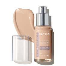 Revlon Illuminance Skin Caring Liquid Foundation Hyaluronsure Feuchtigkeit und nahrhafte Formel mit mittlerer Abdeckung 205 Natrlicher Ocker (P