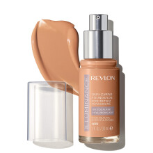 Revlon Illuminance Skin-Caring Liquid Foundation, Hyaluronzuur, Hydraterende Formule, 409 Brulee (1 Stuk)