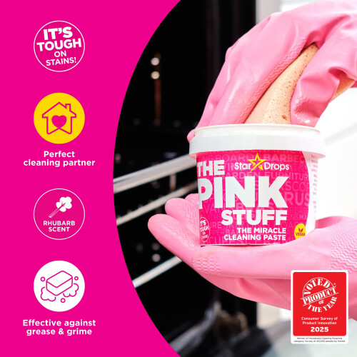 Stardrops - The Pink Stuff - The Miracle Cleaning Paste Multi-Purpose Spray And Bathroom Foam 3-Pack Bundle 2