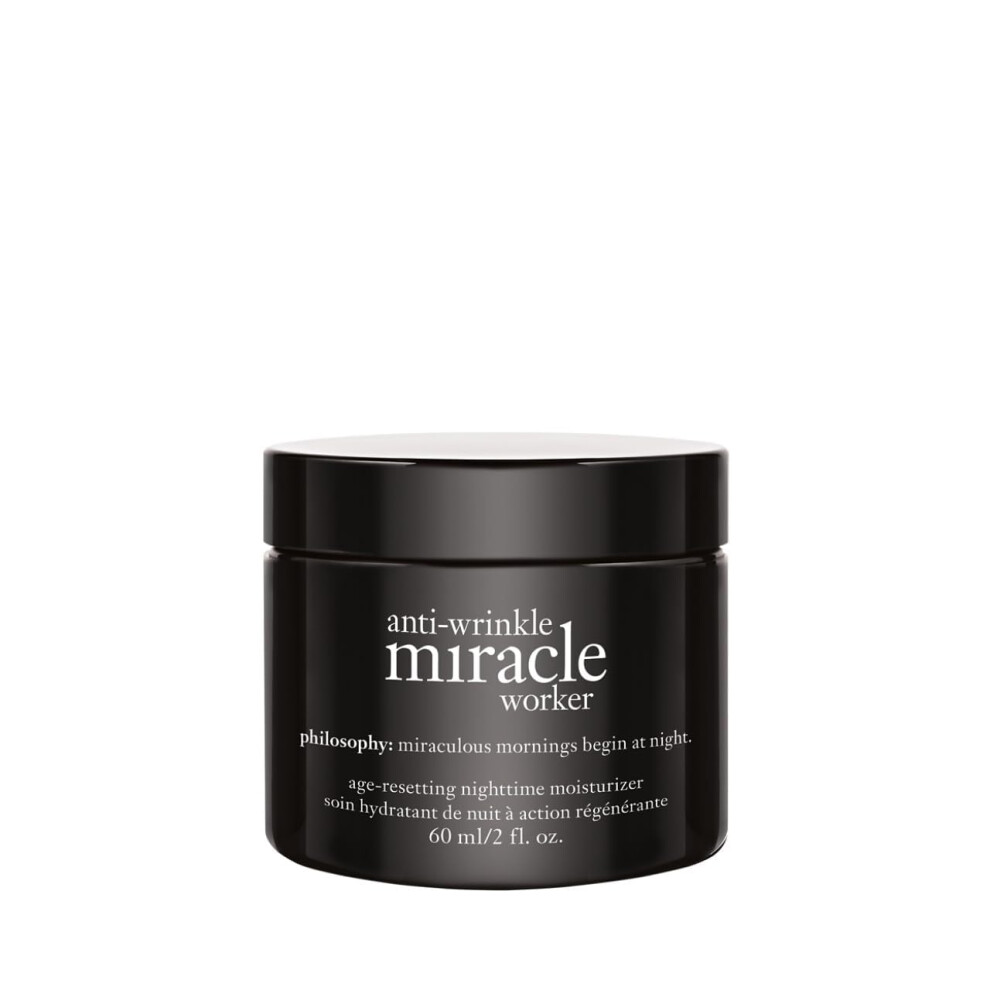 philosophy anti-wrinkle miracle worker line-correcting face moisturizer - with vitamin C & hyaluronic acid - instantly improves skin smoothness a
