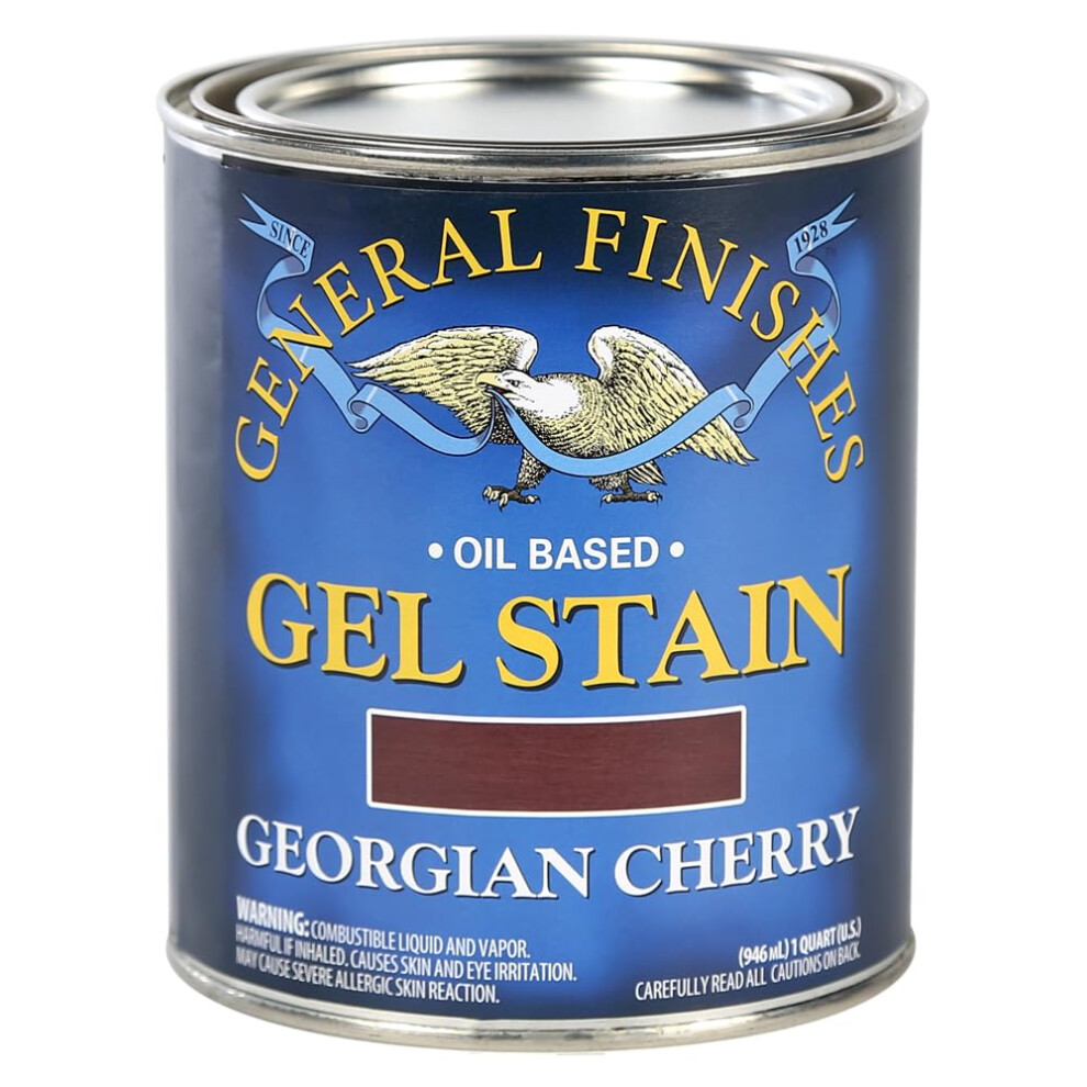 General Finishes Oil Base Gel Stain 1 Quart Georgian Cherry 606016102471
